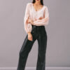 Skórzane Spodnie Pilar Classy Black