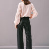 Skórzane Spodnie Pilar Classy Black - obrazek 2