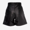 Skórzane szorty Iris Black - obrazek 2